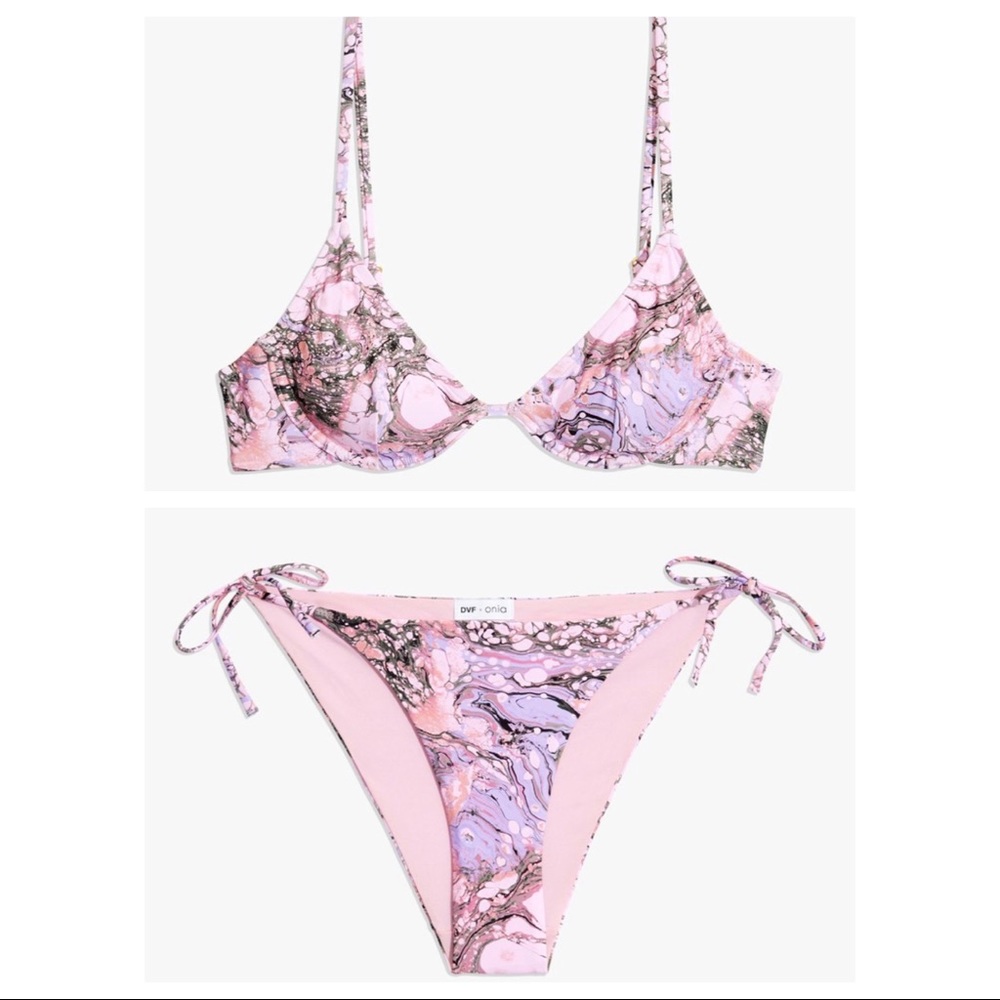 Onia x DVF Bikini Liana Top M / Kate Bottom XL NWF